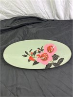 Decorative floral platter