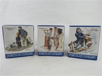 Norman Rockwell porcelain tankards