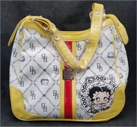 New Betty Boop Purse Handbag Yellow White Red