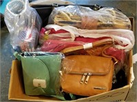Box Full Of New Purses & Handbags