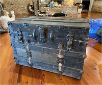 Antique Wood Steamer Trunk. Would Make a Great