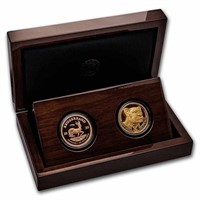 2023 2-coin Gold Krugerrand & Leopard Proof Set