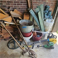 Garden Tools and pots