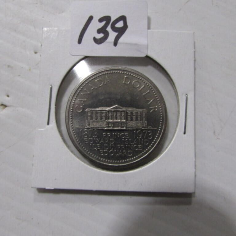 1973 CDN $1 COIN -PEI