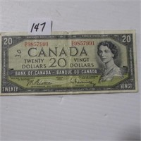 1954 CDN $20 BILL