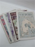 5 - 1890's To 1900's Ladies Home Journal Magazines