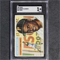 Roberto Clemente 1956 Topps #33 SGC 1 Baseball Car