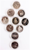 Coin 10 United States Commemorative Half Dollars