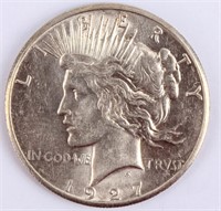 Coin 1927-P Peace Silver Dollar Uncirculated