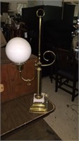 Brass Lamp w/ Round Globe