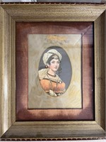 (2) Antique Portraits of Ladies
