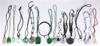 Group of 18 Assorted Pendant Necklaces w/Box