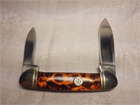 Amber Handled Rough Rider Pocket Knife