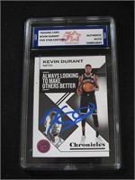 2019-20 PANINI KEVIN DURANT AUTOGRAPH FSG