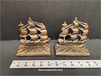 Ronsides Copper Heavy Metal Book Ends