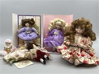 Selection of Collectable Dolls, as pictured