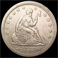 1855 Seated Liberty Quarter CLOSELY UNCIRCULATED