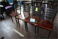 Standard Height Chairs, Metal Frame,