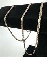 925 Silver Braided Necklace