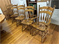 Solid wood Maple Dining Chair, Measures: 21"W x