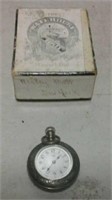 The Waterbury pocket watch enamel dial