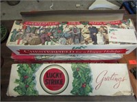LUCKY STRIKE & CHESTERFIELD CIGARETTE HOLIDAY BXS