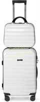 Feybaul Luggage Set TSA Lock 14/20in  White