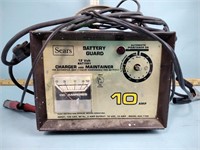 Sears 10 amp battery charger-powers on