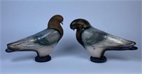 GLO COALSON RAKU POTTERY BIRDS