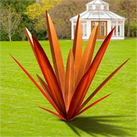 Metal Agave Plant Garden Decoration (1  RED)