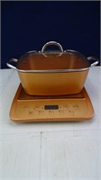 Copper Chef Induction Cooktop and Pan