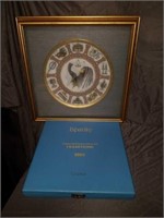 Framed Ispanky Goebel "Traditions" Collector Plate