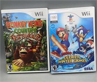 Wii Donkey Kong Country & Mario/Sonic Olympic