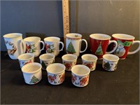 Christmas mugs & small cups