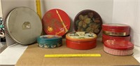Swiss Colony, Deluxe Fruit Cake & Other Old Tins