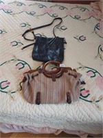 Fossil brand purses. One wooden handle is cracked