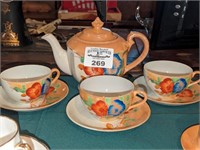 Japanese Teacups/saucers & Teapot