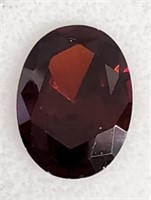 Red Ruby Oval Cut Gemstone