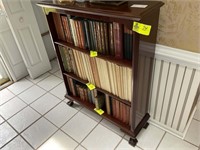 Book case with 4 shelves, 38 in wide 12 in deep 49