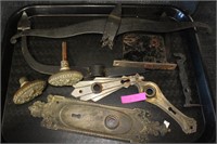 Lot of Hinges, Door Hardware and Latches