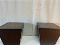 LaCor Kabari Wedge Side Tables Pair