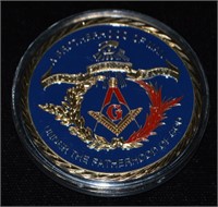 Masonic Commemorative Coin