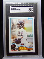 Walter Payton 1982 Topps SGC 8