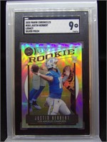 Justin Herbert 2020 Legacy Silver Rookie SGC 9