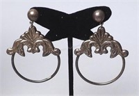 Pair of Sterling Silver Earrings
