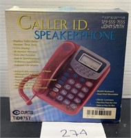 Corded phone with caller id and speakerphone
