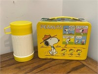 Metal Peanuts Lunchbox & Thermos