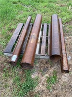 Rollers/Pipe, 58" long, 7.25 and 4.25" OD