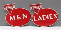 CONOCO RESTROOM SIGNS (2)