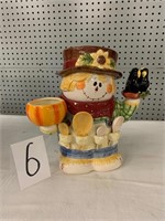 Scarecrow cookie jar